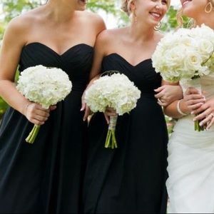 BLACK Bridesmaid Dress